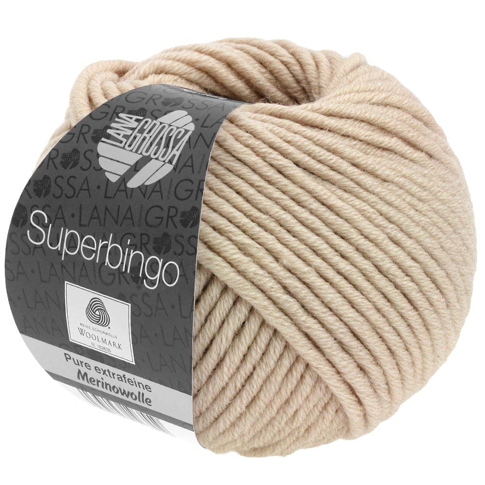 LANA GROSSA Garn 97 - Beige SUPERBINGO