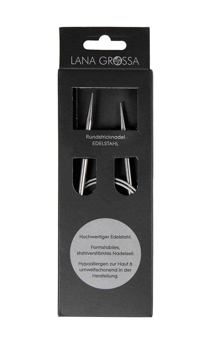 10,0mm|60cm Rundstricknadel Edelstahl von LANA GROSSA jetzt online kaufen bei OONIQUE