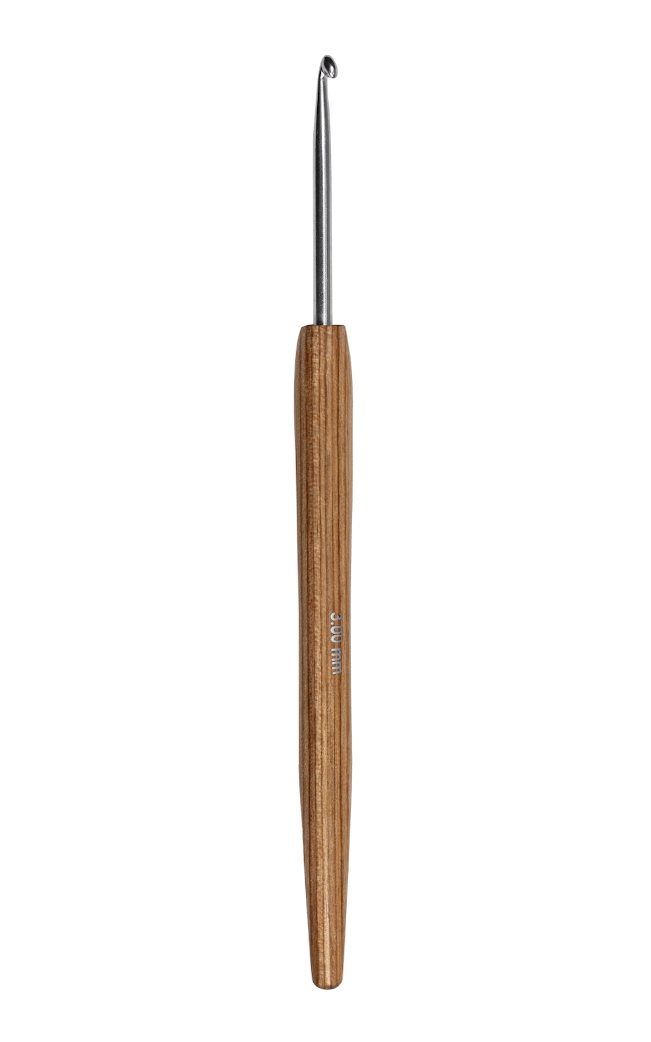 2 mm Wollhäkelnadel aus Alu mit Holzgriff von LANA GROSSA jetzt online kaufen bei OONIQUE