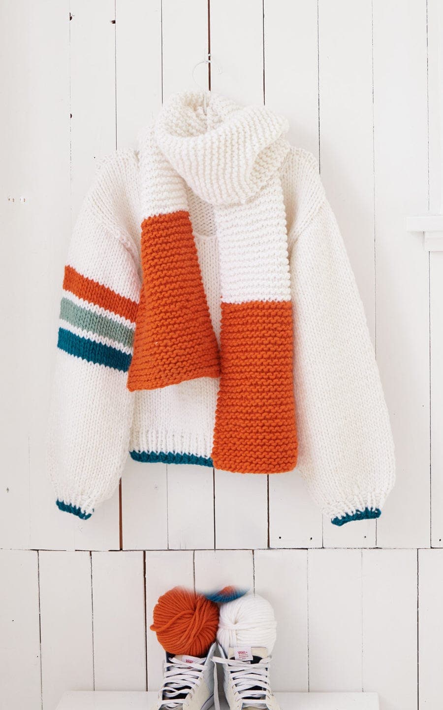 Bicolor-Schal - PER LEI - Strickset von LANA GROSSA jetzt online kaufen bei OONIQUE