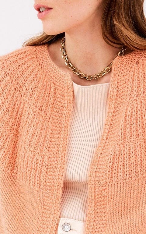 Bolero mit Rundpasse - LINARTE - Strickset von LANA GROSSA jetzt online kaufen bei OONIQUE