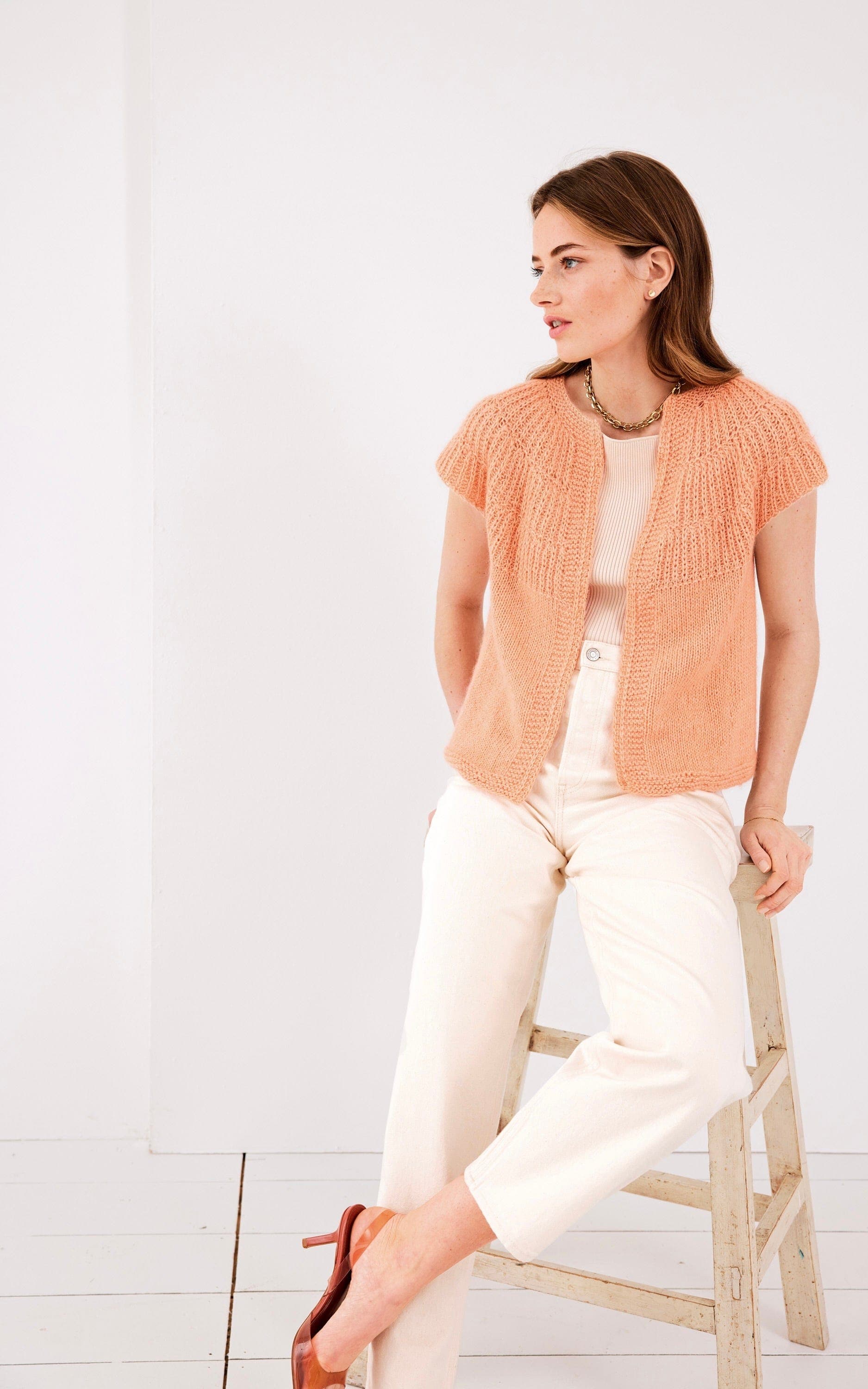 Bolero mit Rundpasse - LINARTE - Strickset von LANA GROSSA jetzt online kaufen bei OONIQUE