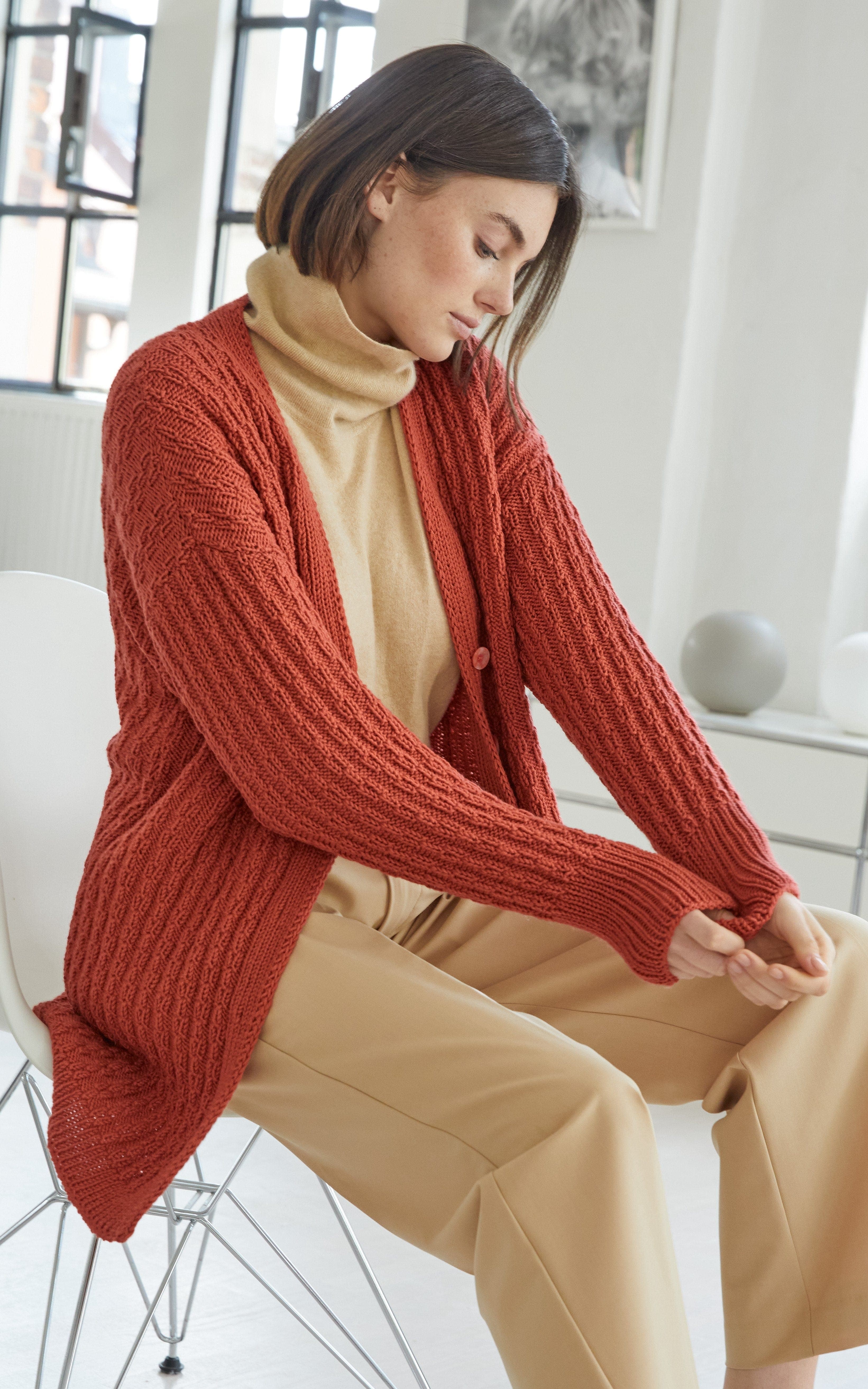 Cardigan - COOL WOOL BIG - Strickset von LANA GROSSA jetzt online kaufen bei OONIQUE