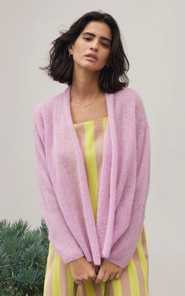 Cardigan glatt rechts - SETASURI - Strickset von LANA GROSSA jetzt online kaufen bei OONIQUE