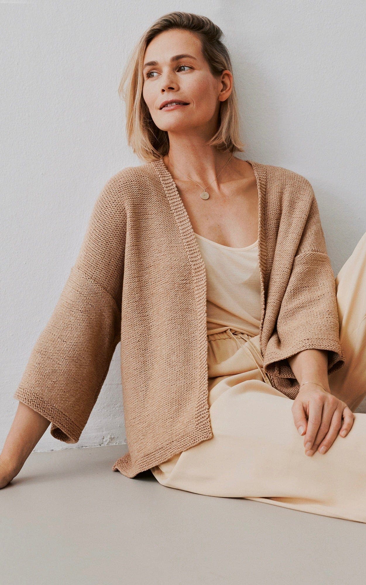 LANA GROSSA Strickset Cardigan mit Dreiviertelärmeln - BRIGITTE NO 4 - Strickset