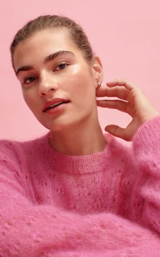 Flauschiger Ajourpulli - SILKHAIR - Strickset von LANA GROSSA jetzt online kaufen bei OONIQUE