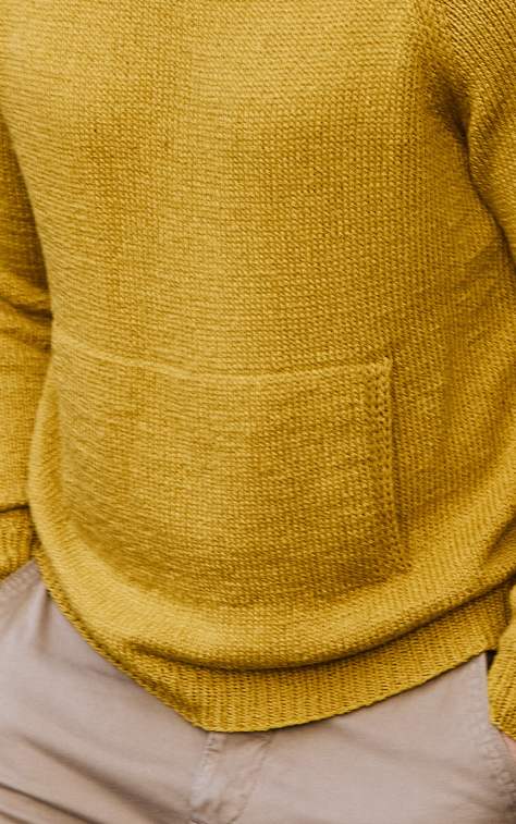Herren Hoodie mit Kängurutasche - Strickset von LANA GROSSA jetzt online kaufen bei OONIQUE
