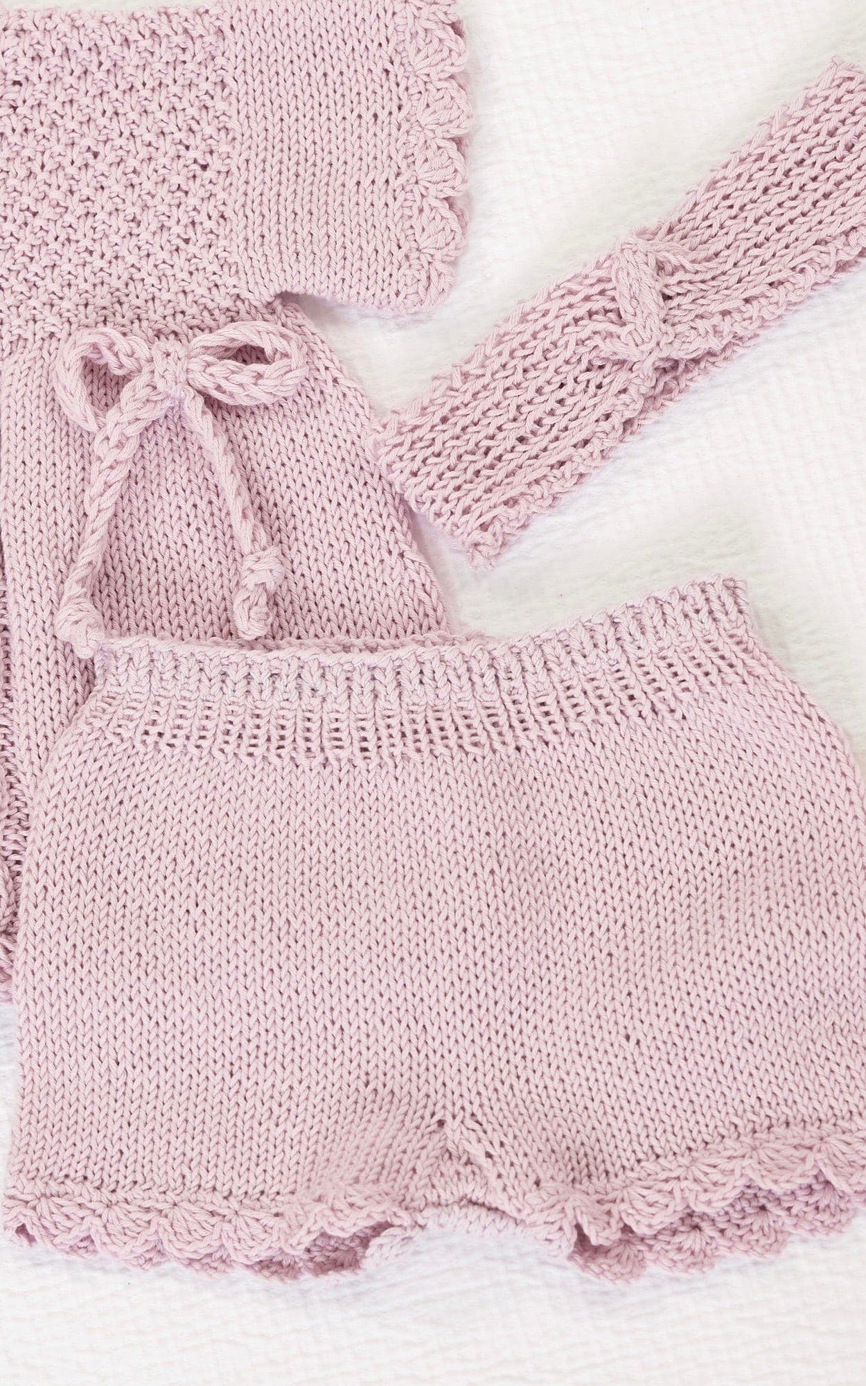 Hose mit Muschelkante - SOFT COTTON - Strickset von LANA GROSSA jetzt online kaufen bei OONIQUE
