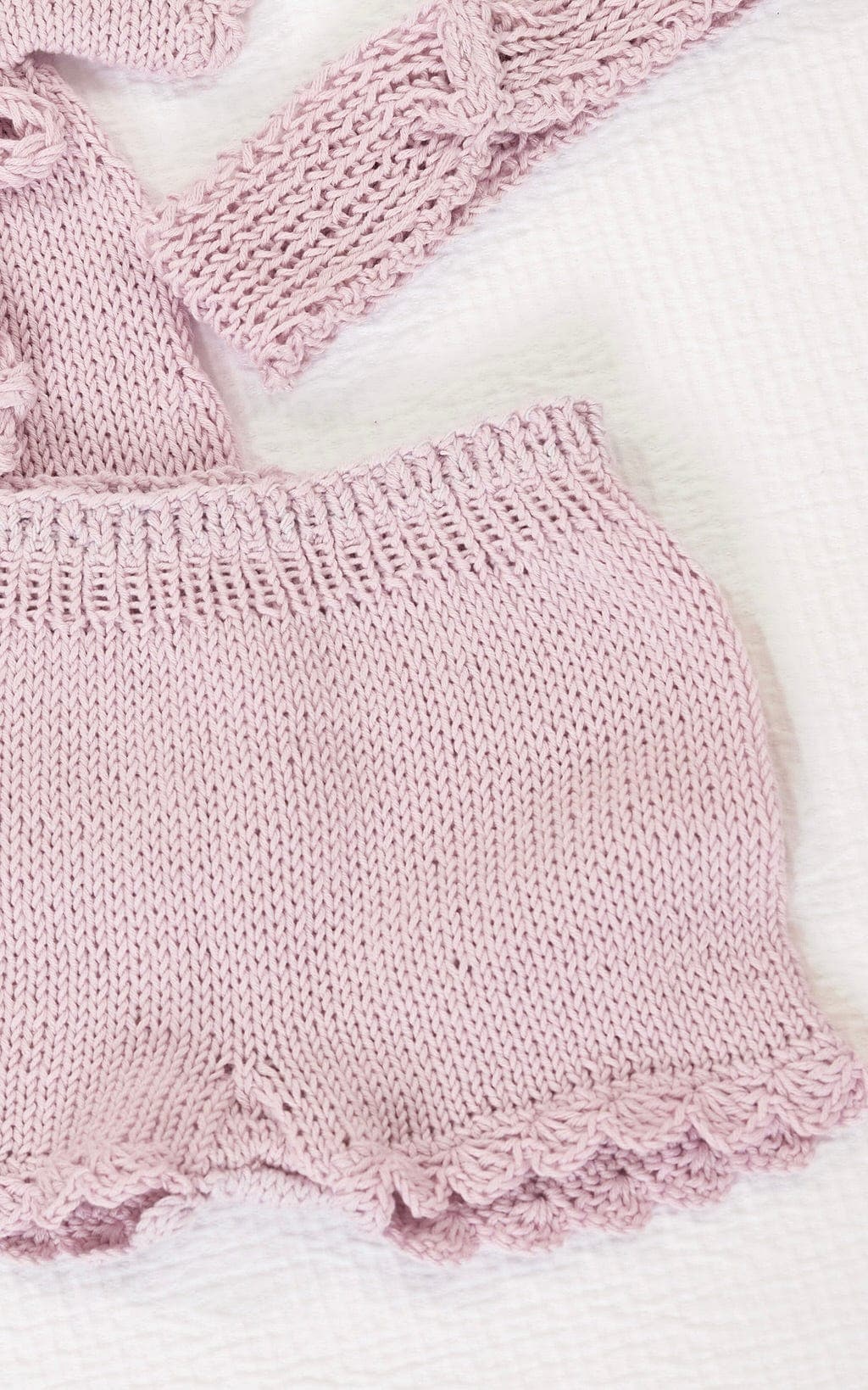 Hose mit Muschelkante - SOFT COTTON - Strickset von LANA GROSSA jetzt online kaufen bei OONIQUE