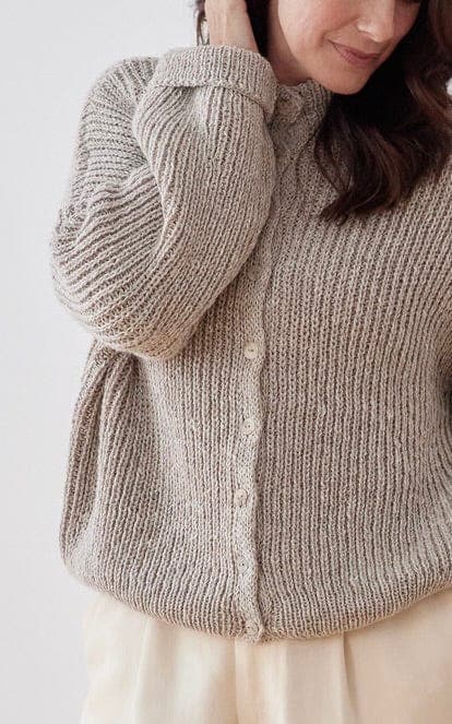 Jacke im Hallbpatentmuster - CARA - Strickset von LANA GROSSA jetzt online kaufen bei OONIQUE