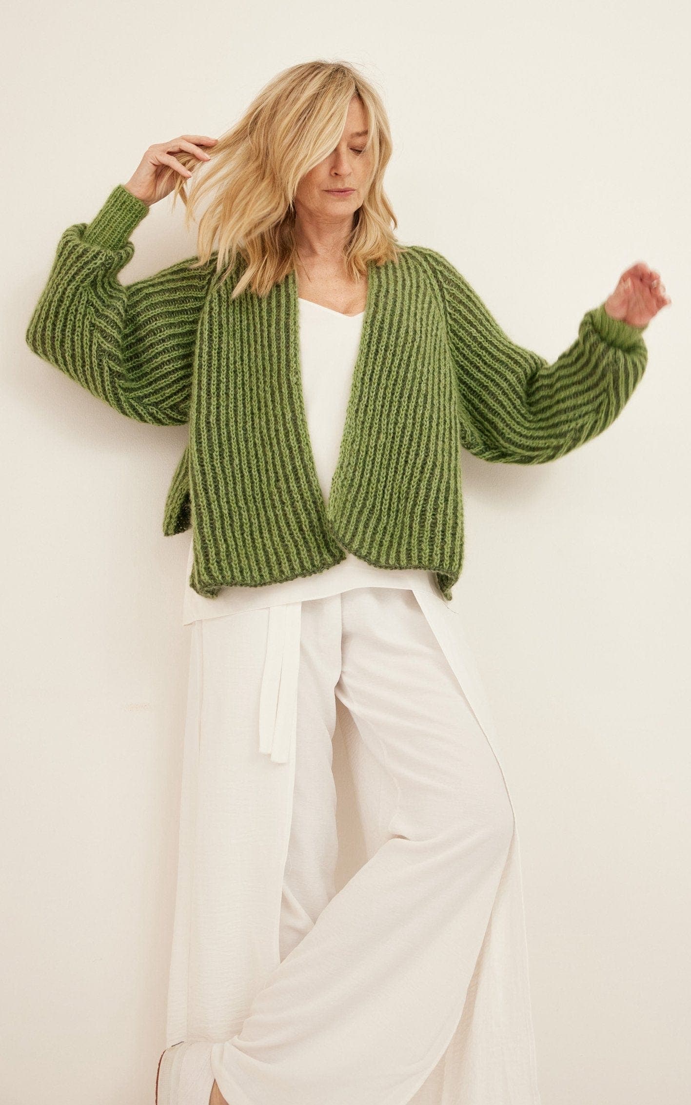 Jacke im Rippenmuster - SILKHAIR - ECOPUNO - Strickset von LANA GROSSA jetzt online kaufen bei OONIQUE