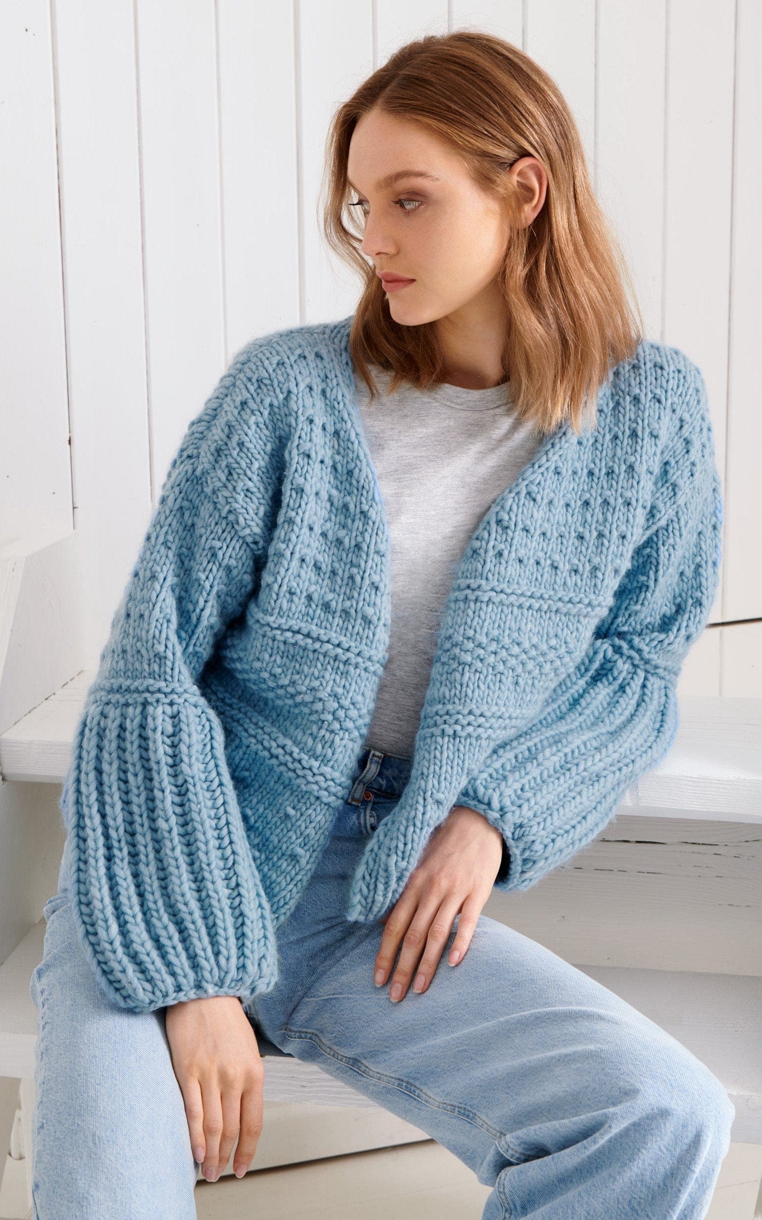 Jacke kurz - PER LEI - Strickset von LANA GROSSA jetzt online kaufen bei OONIQUE