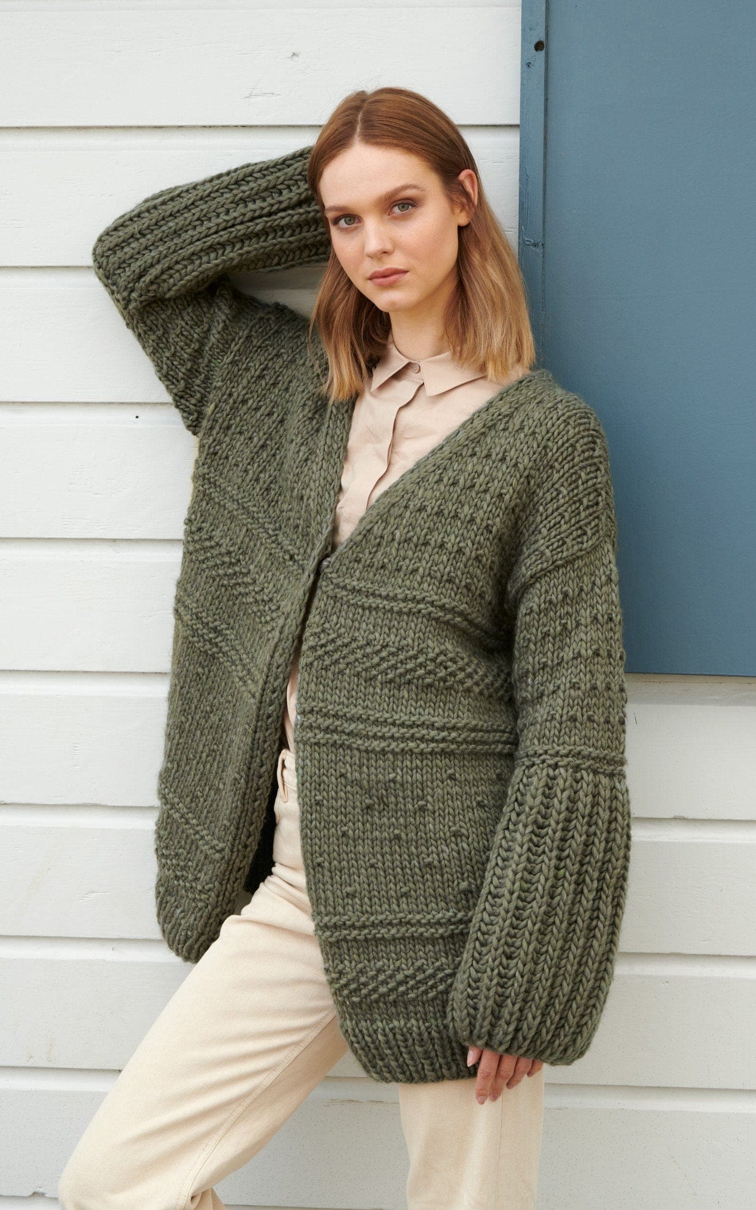 Jacke lang - PER LEI - Strickset von LANA GROSSA jetzt online kaufen bei OONIQUE