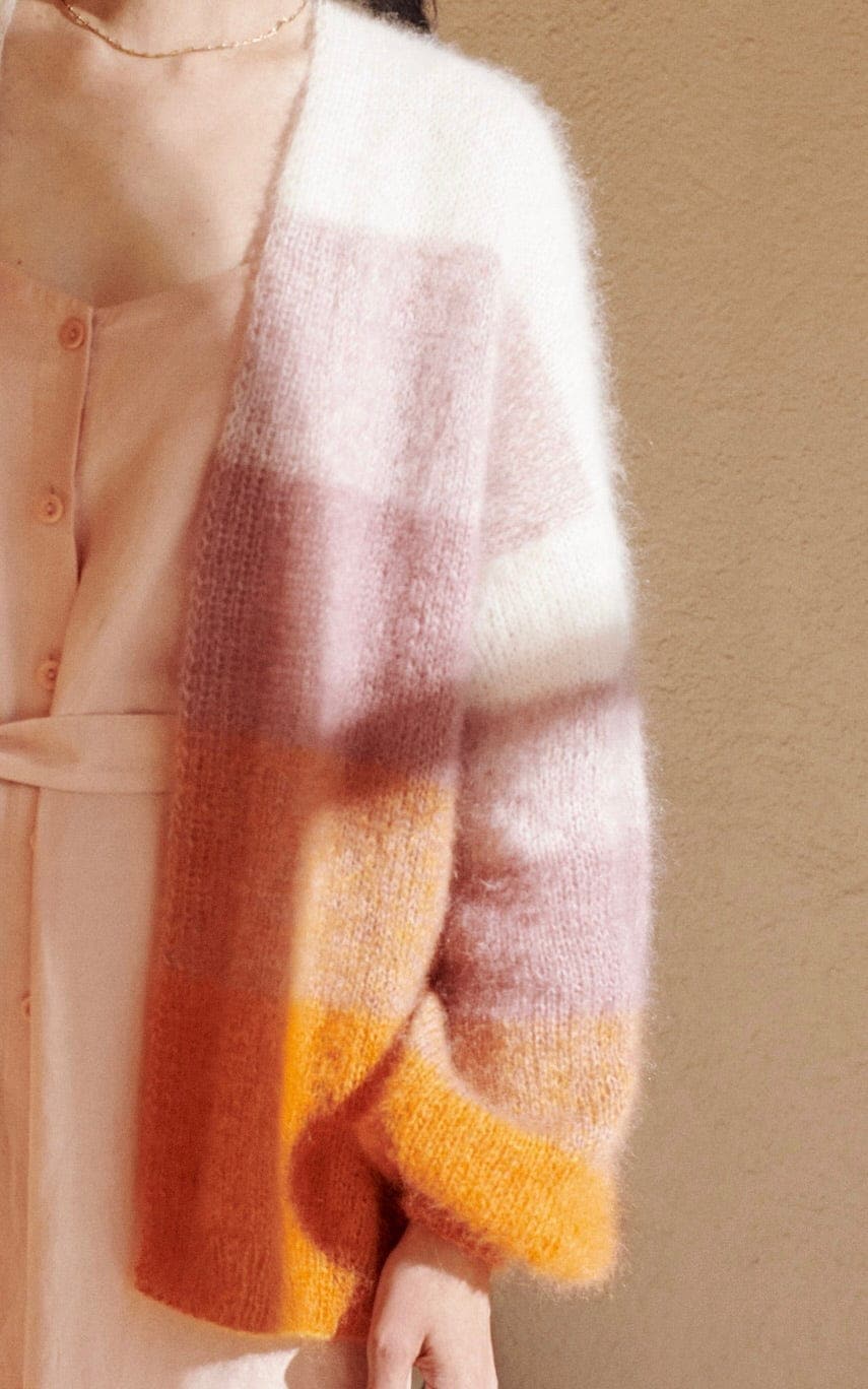 Jacke mit Farbverlauf · SILKHAIR - Strickset von LANA GROSSA jetzt online kaufen bei OONIQUE