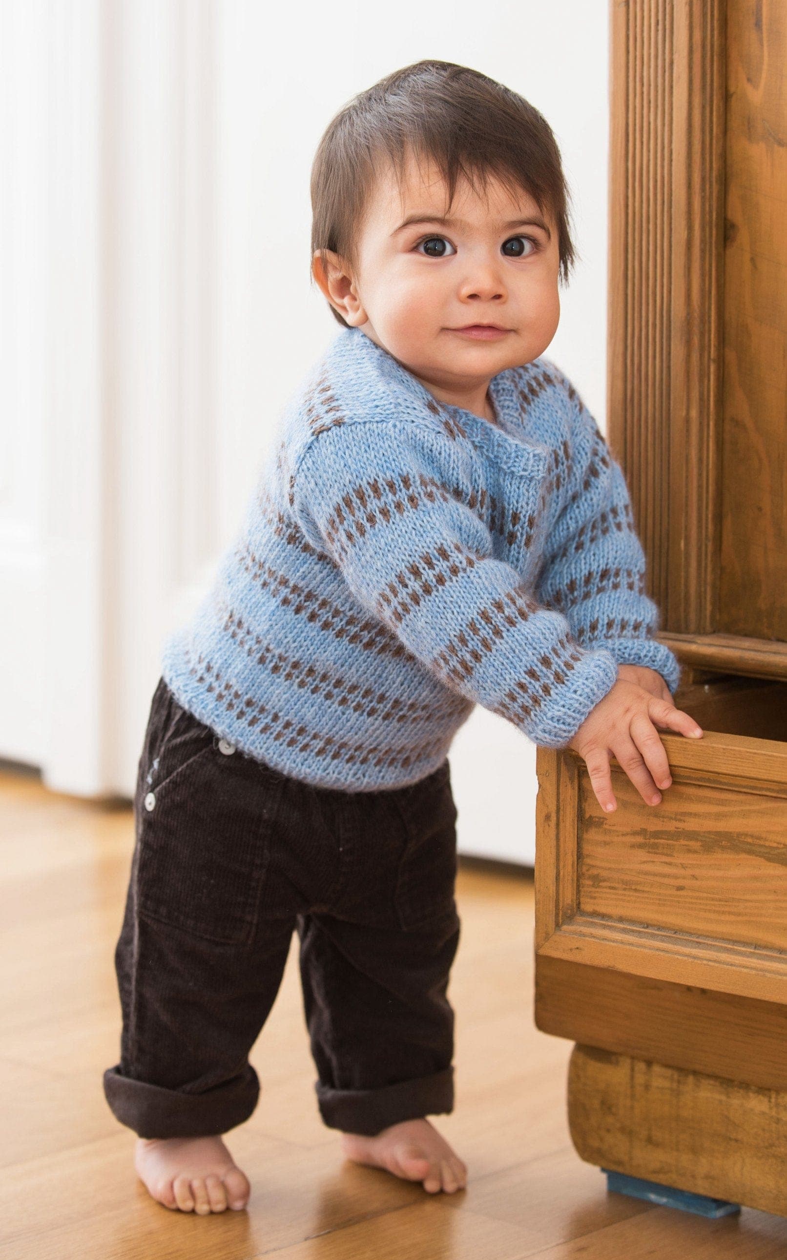 LANA GROSSA Strickset Kinder Streifenpullover - ECOPUNO - Strickset