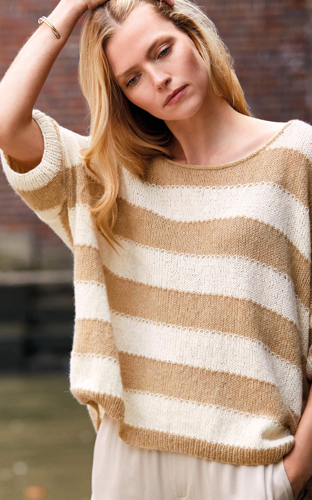 Lässiger Streifenpullover - Strickset von LANA GROSSA jetzt online kaufen bei OONIQUE