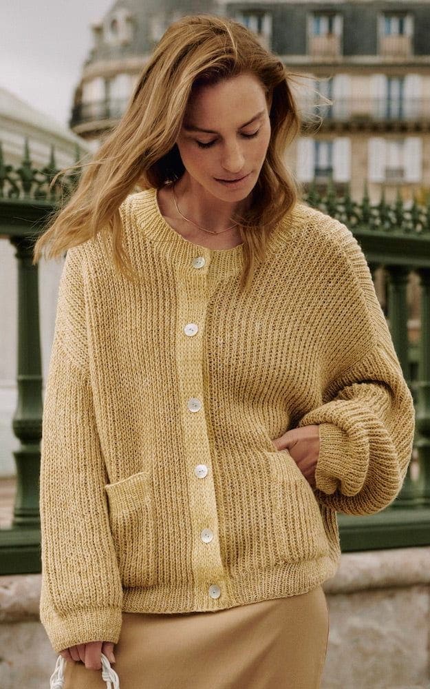 Patent-Jacke - CARA - Strickset von LANA GROSSA jetzt online kaufen bei OONIQUE