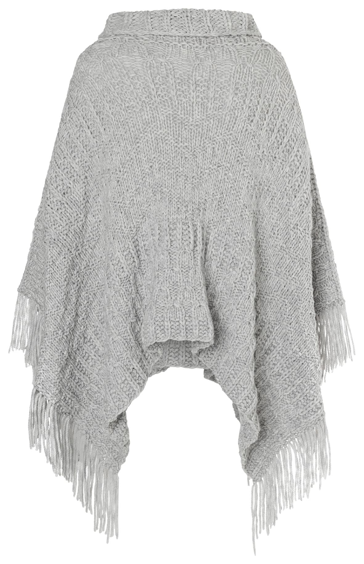 Poncho im Mustermix - ALTA MODA CASHMERE 16 - Strickset von LANA GROSSA jetzt online kaufen bei OONIQUE