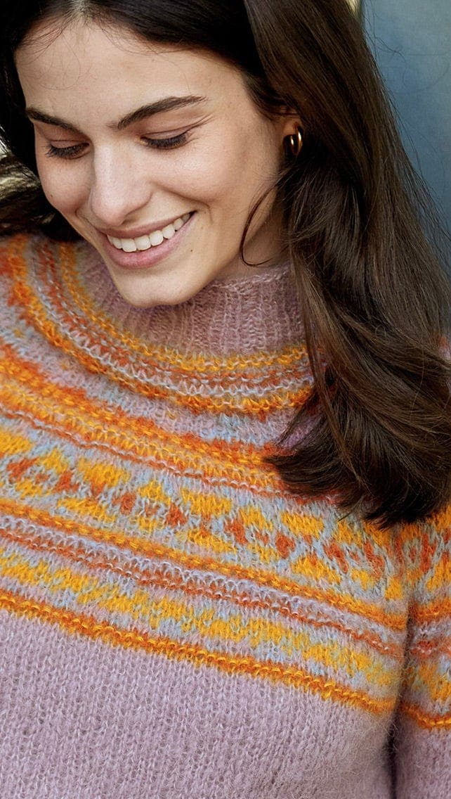 Pulli mit Rundpasse - SETASURI BIG - Strickset von LANA GROSSA jetzt online kaufen bei OONIQUE