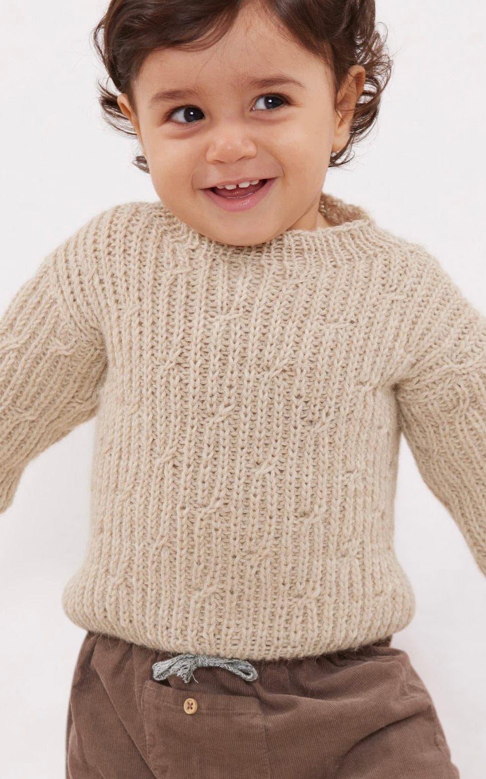 Pullover im Halbpatent - NATURAL ALPACA PELO - Strickset von LANA GROSSA jetzt online kaufen bei OONIQUE