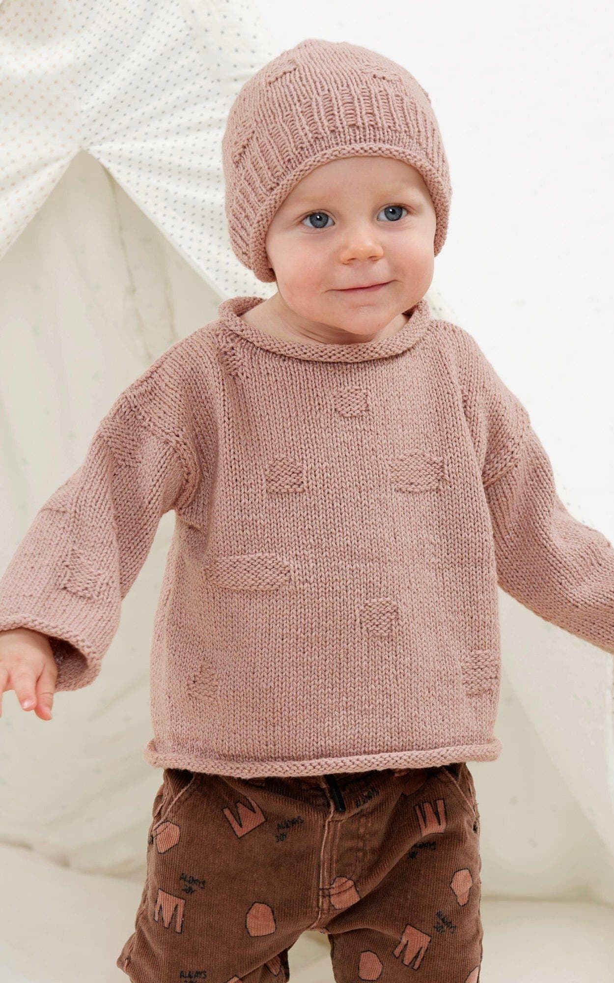 LANA GROSSA Strickset Pullover mit Einstrickmuster - ALTA MODA COTOLANA - Strickset