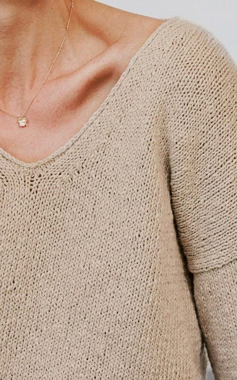PULLOVER V-AUSSCHNITT - Bacca - Strickset von LANA GROSSA jetzt online kaufen bei OONIQUE