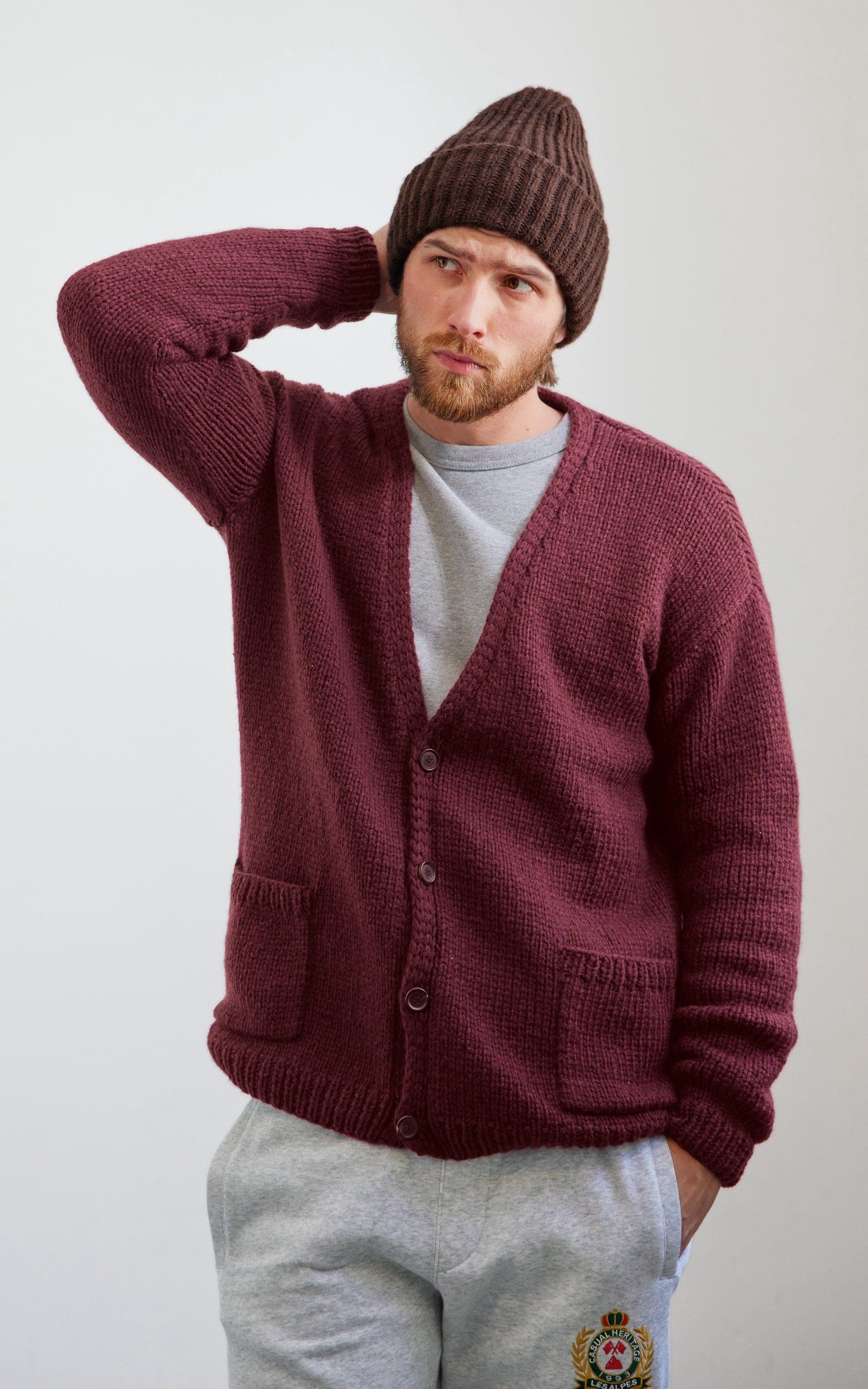 Rippencardigan - Herren - ALTA MODA CASHMERE 16 - Strickset von LANA GROSSA jetzt online kaufen bei OONIQUE