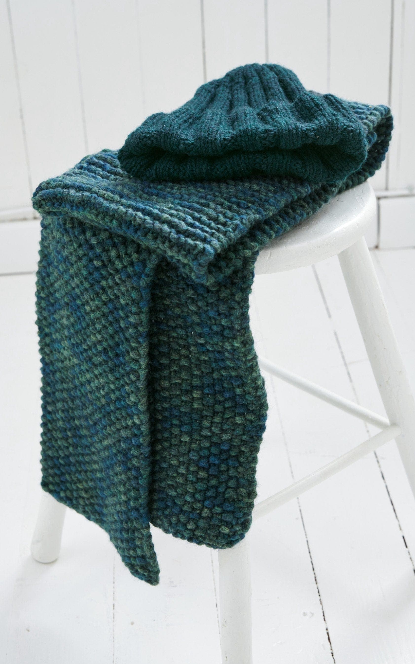 Rippenmütze mit Umschlag - ALTA MODA CASHMERE 16 - Strickset von LANA GROSSA jetzt online kaufen bei OONIQUE