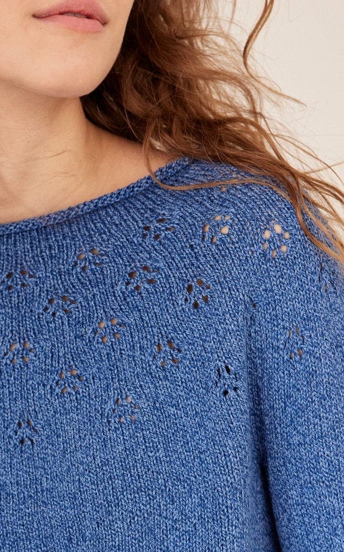 Rundpassenpullover - LANDLUST SOMMERSEIDE - Strickset von LANA GROSSA jetzt online kaufen bei OONIQUE