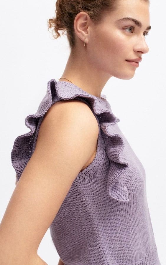 Rüschentop - ELASTICO - Strickset von LANA GROSSA jetzt online kaufen bei OONIQUE
