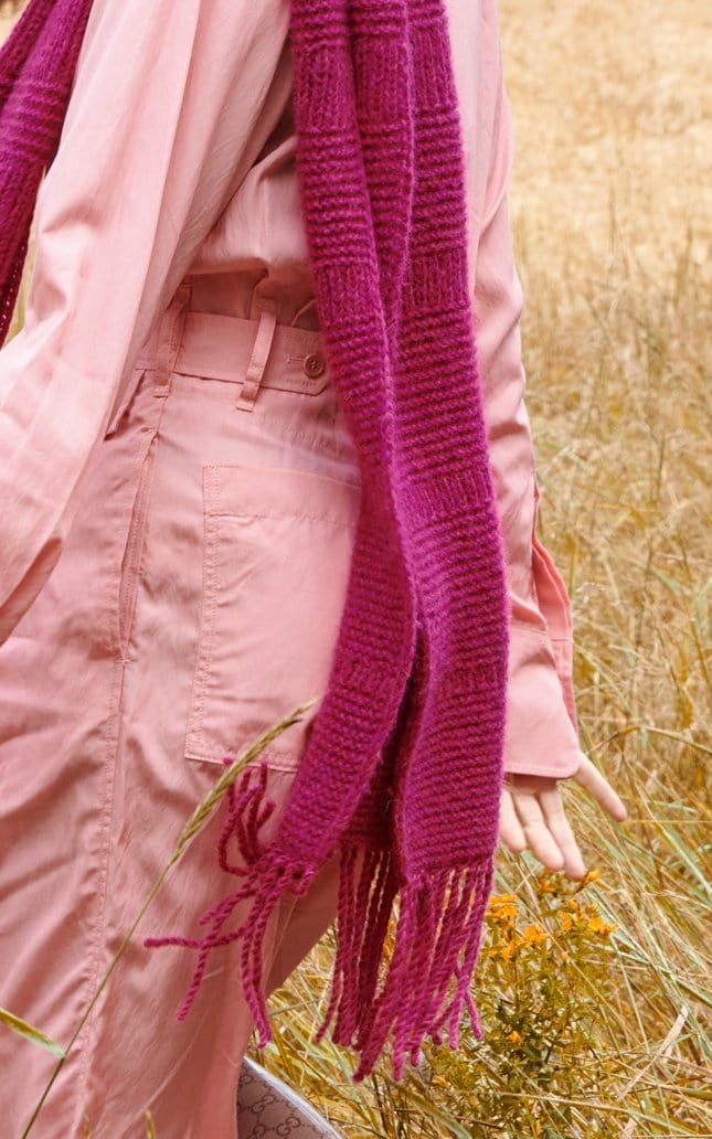Schal mit Rippenmuster - BRIGITTE NO. 2 - Strickset von LANA GROSSA jetzt online kaufen bei OONIQUE