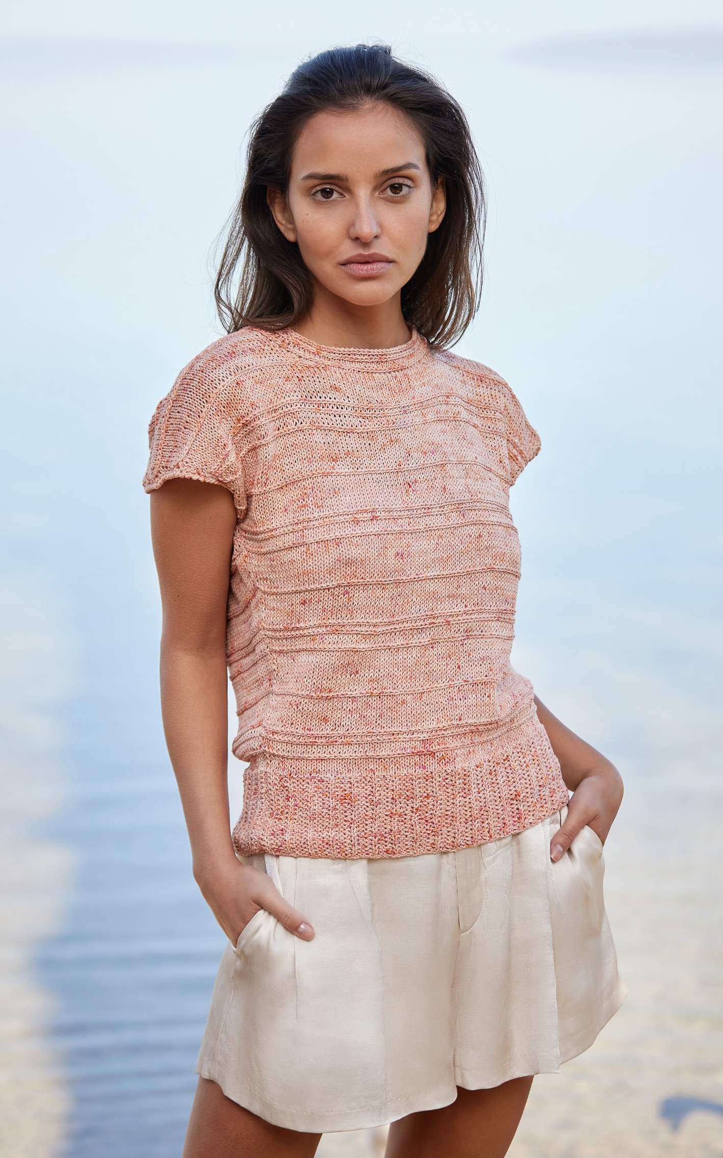 Shirt mit Querrippen - Strickset von LANA GROSSA jetzt online kaufen bei OONIQUE
