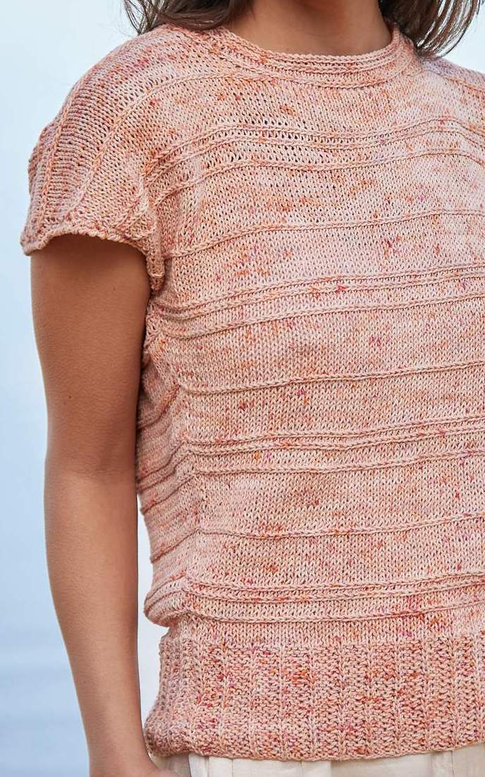 Shirt mit Querrippen - Strickset von LANA GROSSA jetzt online kaufen bei OONIQUE