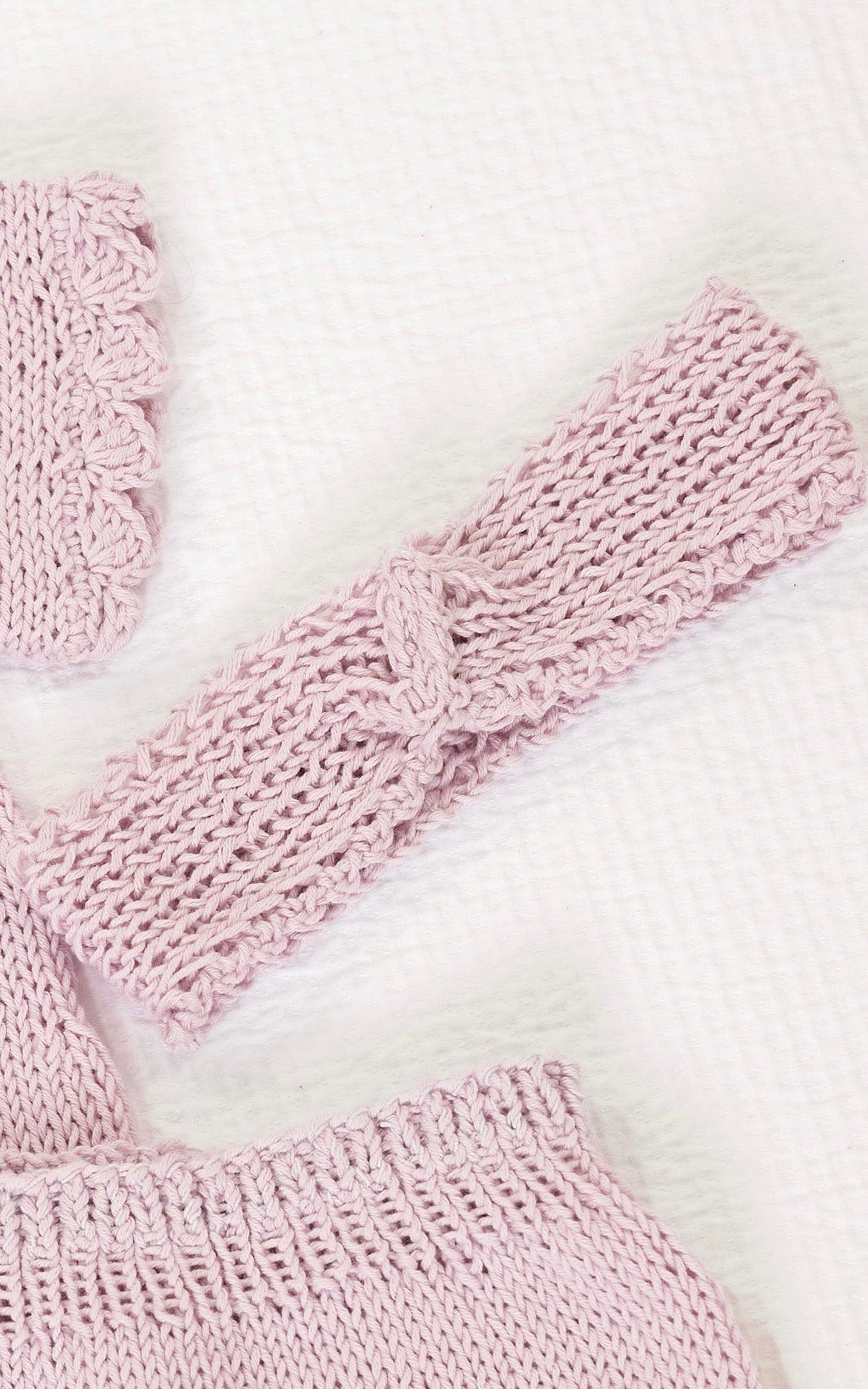 Stirnband im Rippenmuster - SOFT COTTON - Strickset von LANA GROSSA jetzt online kaufen bei OONIQUE