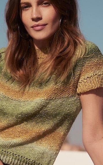 Top Down Shirt - GOMITOLO COLLINA - Strickset von LANA GROSSA jetzt online kaufen bei OONIQUE