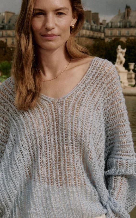 V-Pullover - PUNO LUCE - Strickset von LANA GROSSA jetzt online kaufen bei OONIQUE