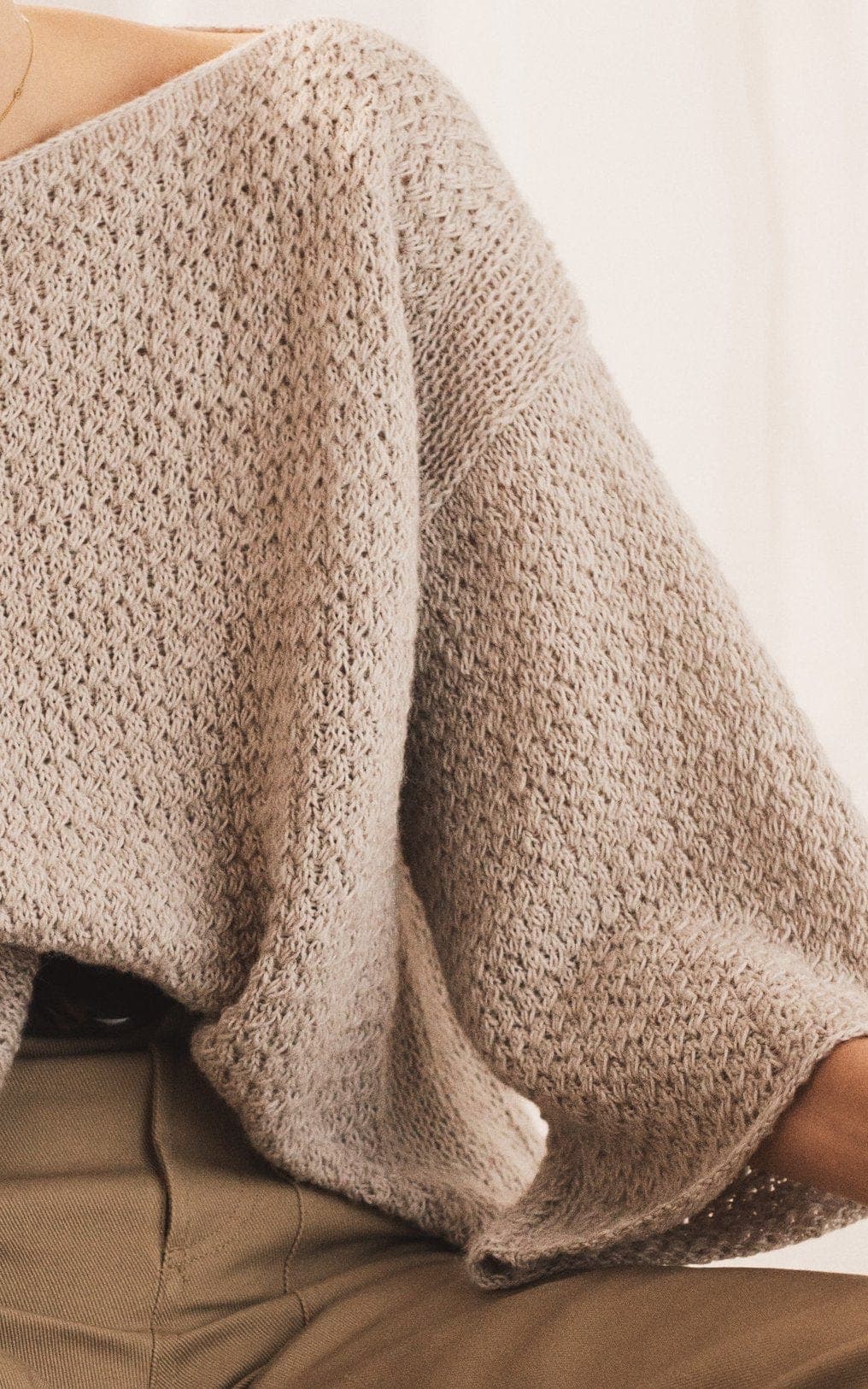 Weitgeschnittener Pullover - ECOPUNO - Strickset von LANA GROSSA jetzt online kaufen bei OONIQUE