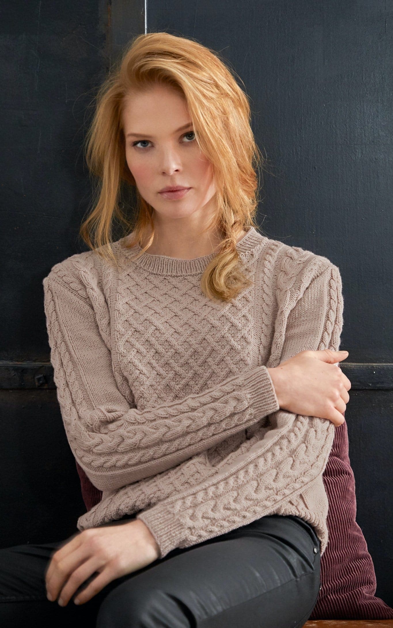 LANA GROSSA Strickset Zopfpullover - Strickset