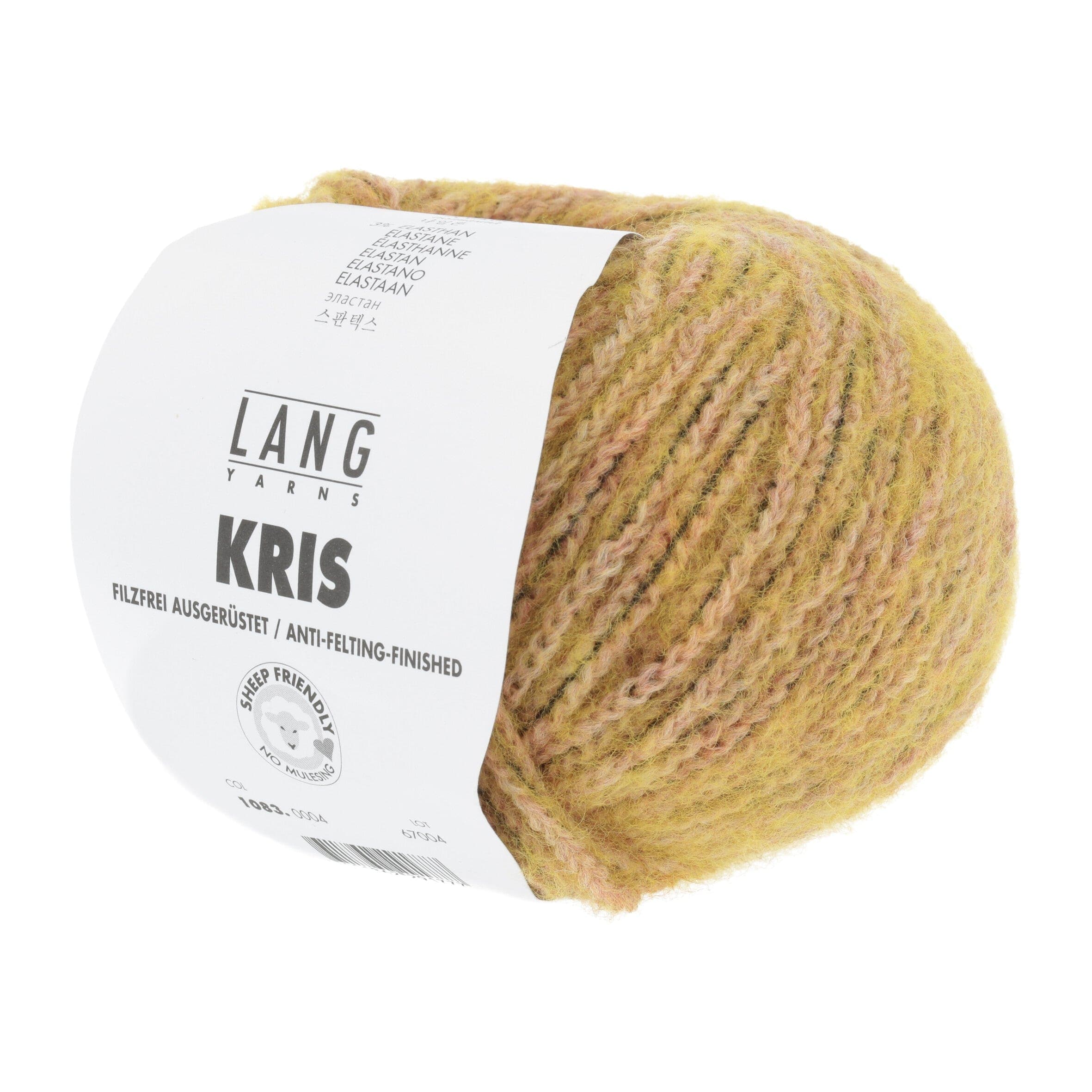 LANG YARNS Garn 0004 - gelb/lachs KRIS
