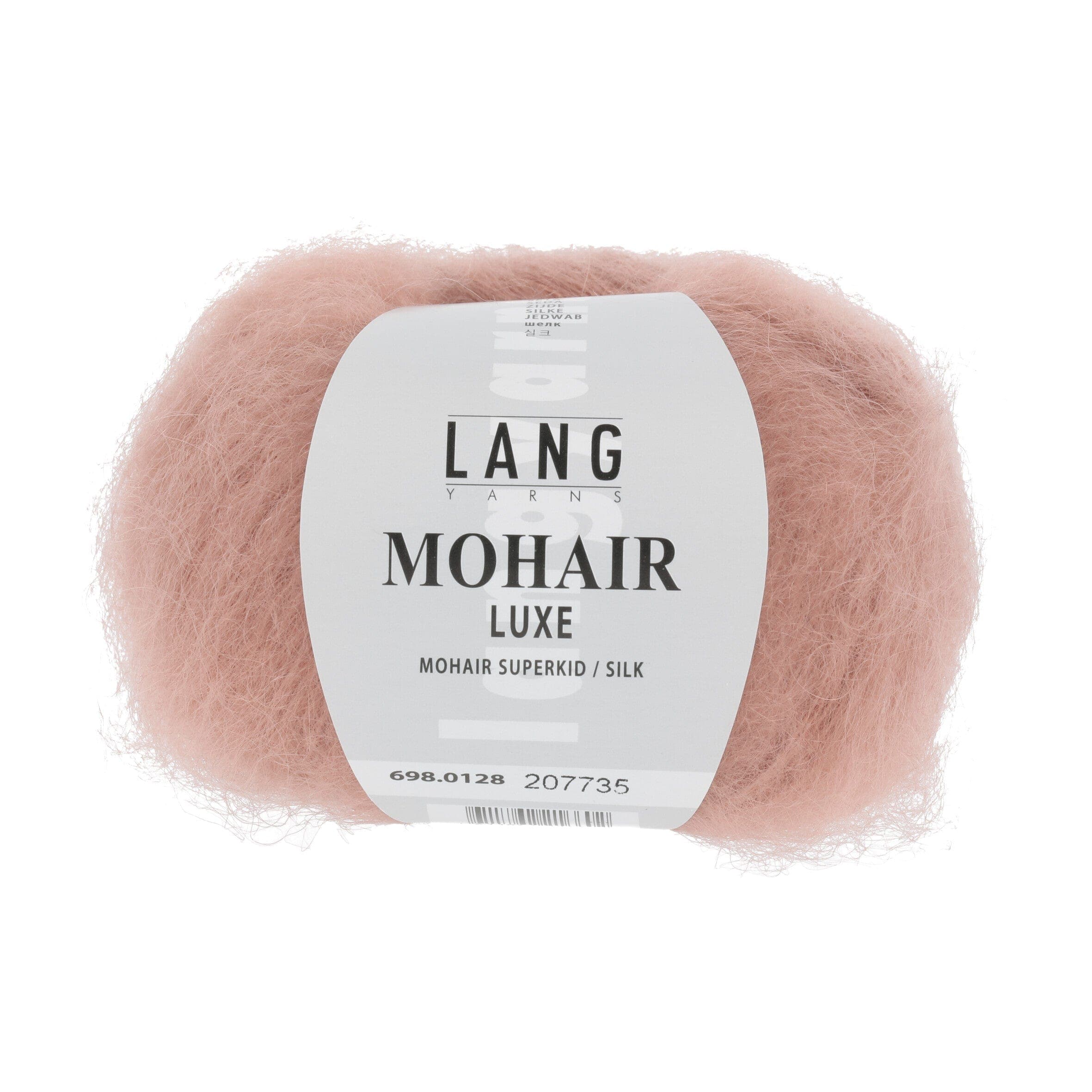 LANG YARNS Garn 0128 - lachs MOHAIR LUXE