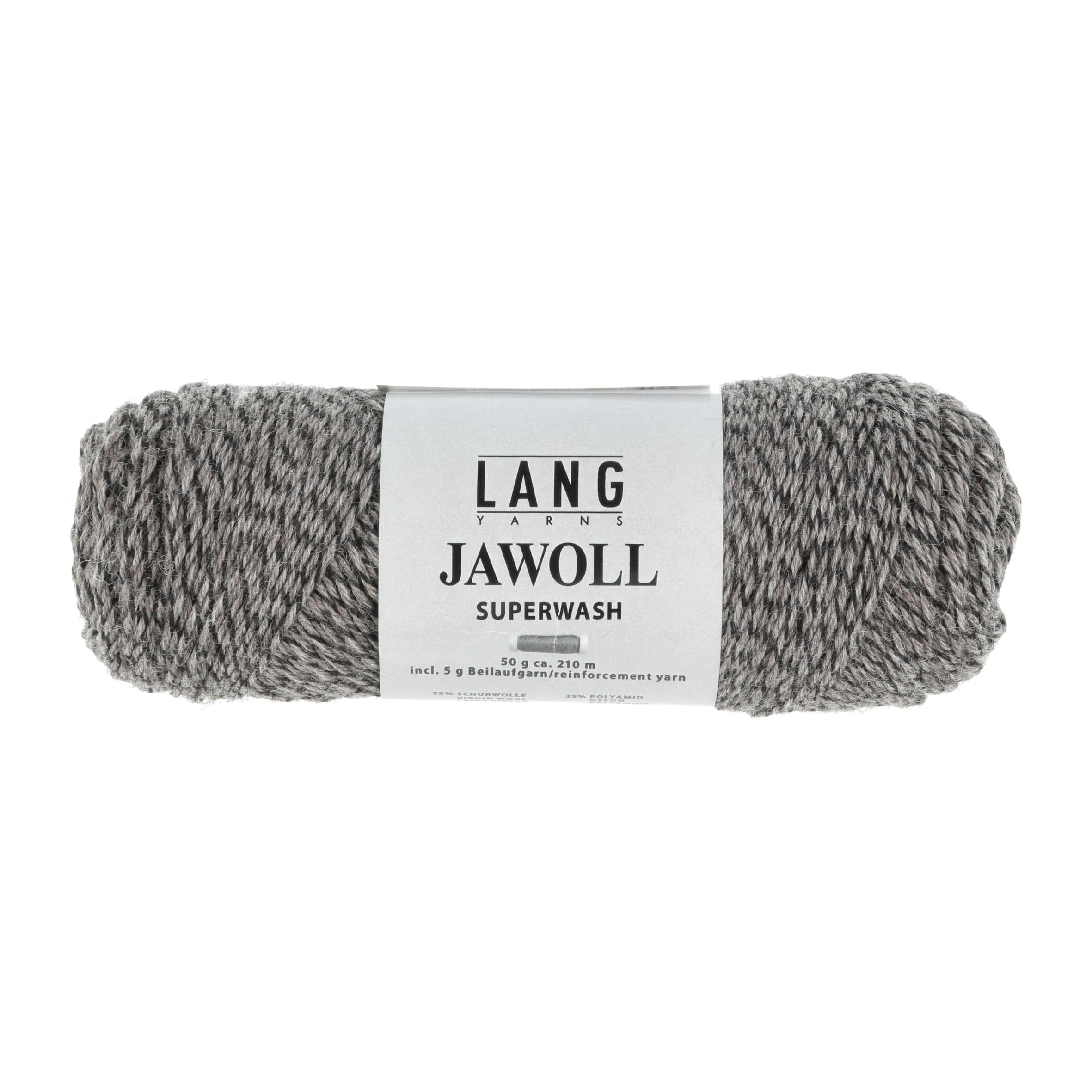 LANG YARNS Garn 0152 - braun/schwarz mouliné JAWOLL