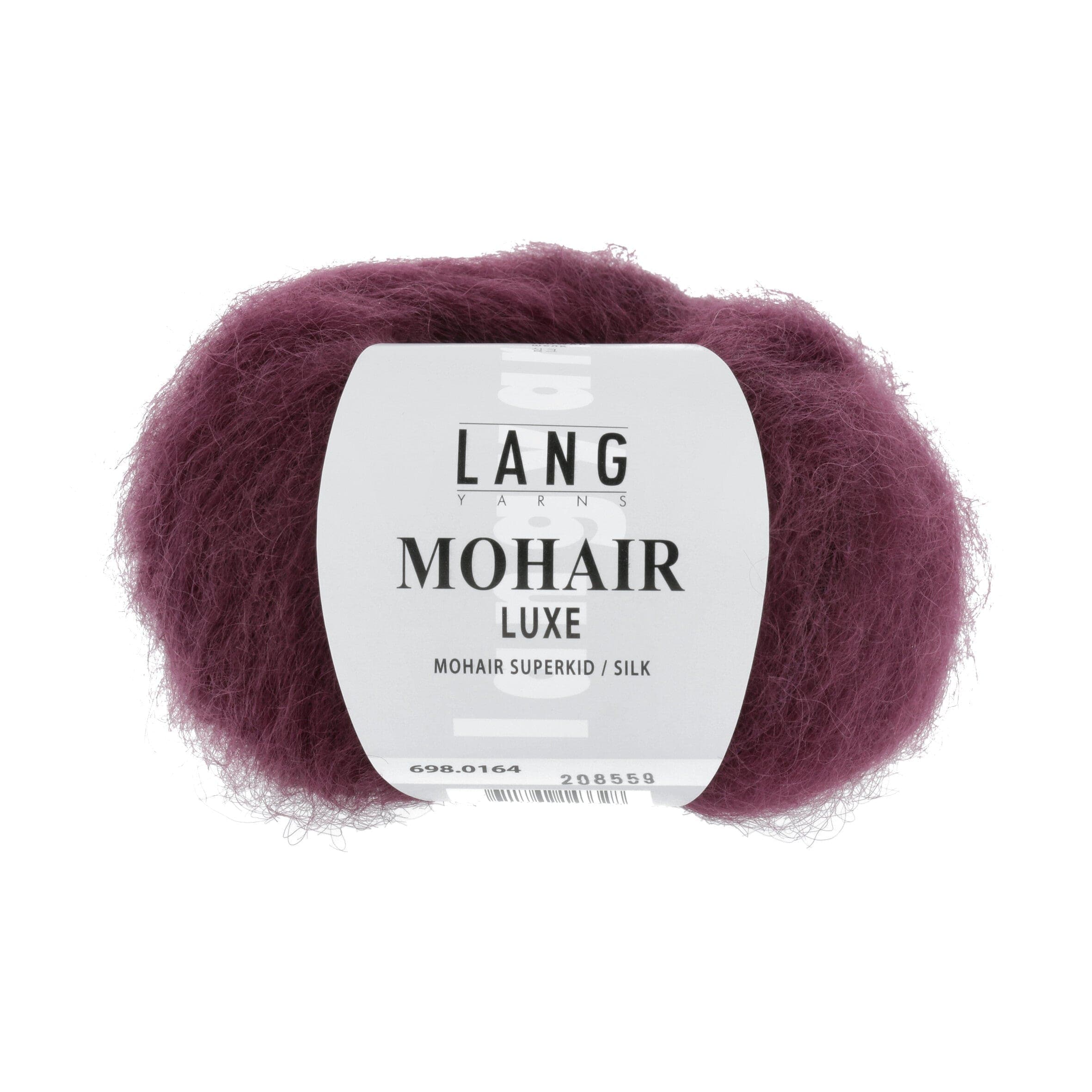 LANG YARNS Garn 0164 - wein MOHAIR LUXE