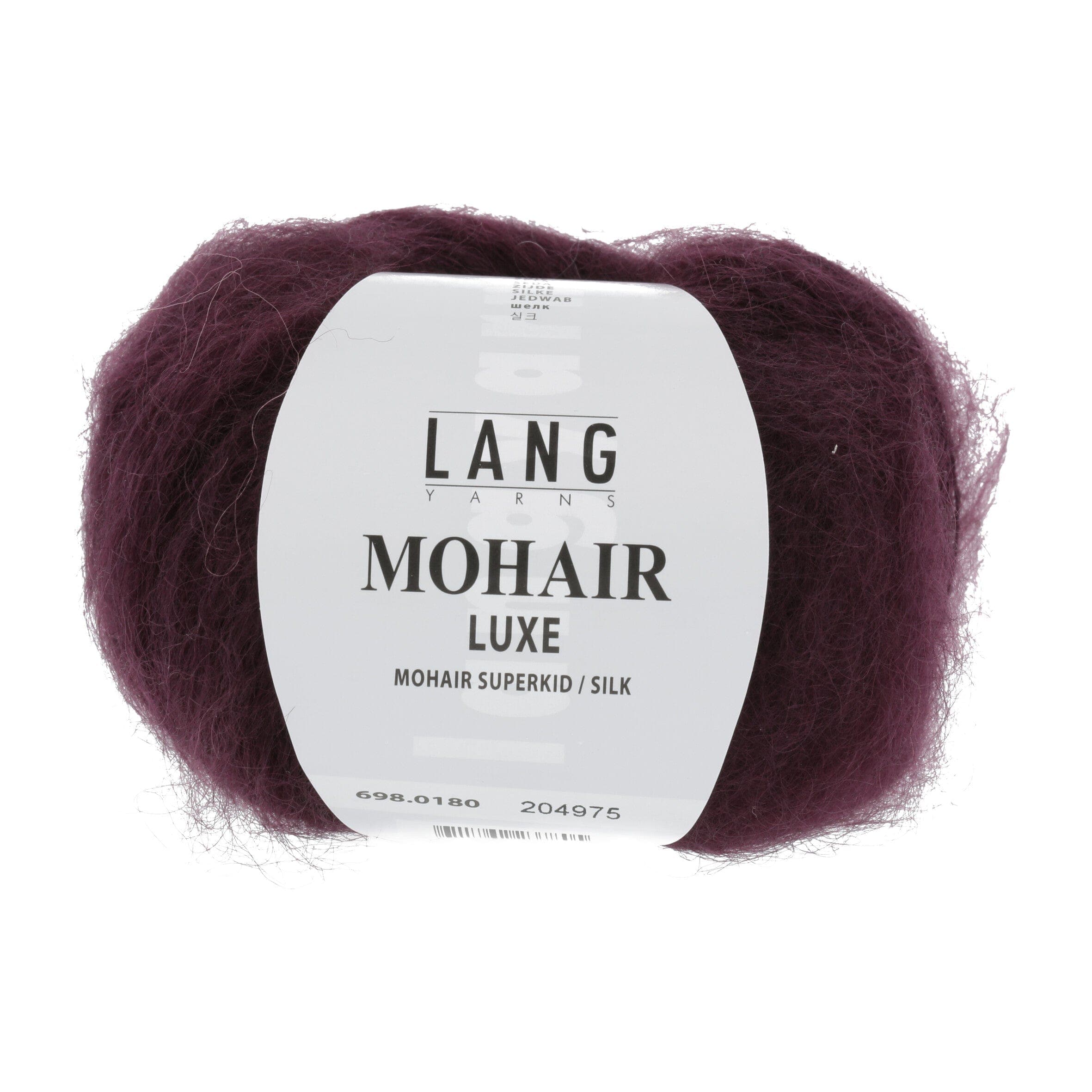 LANG YARNS Garn 0180 - aubergine MOHAIR LUXE