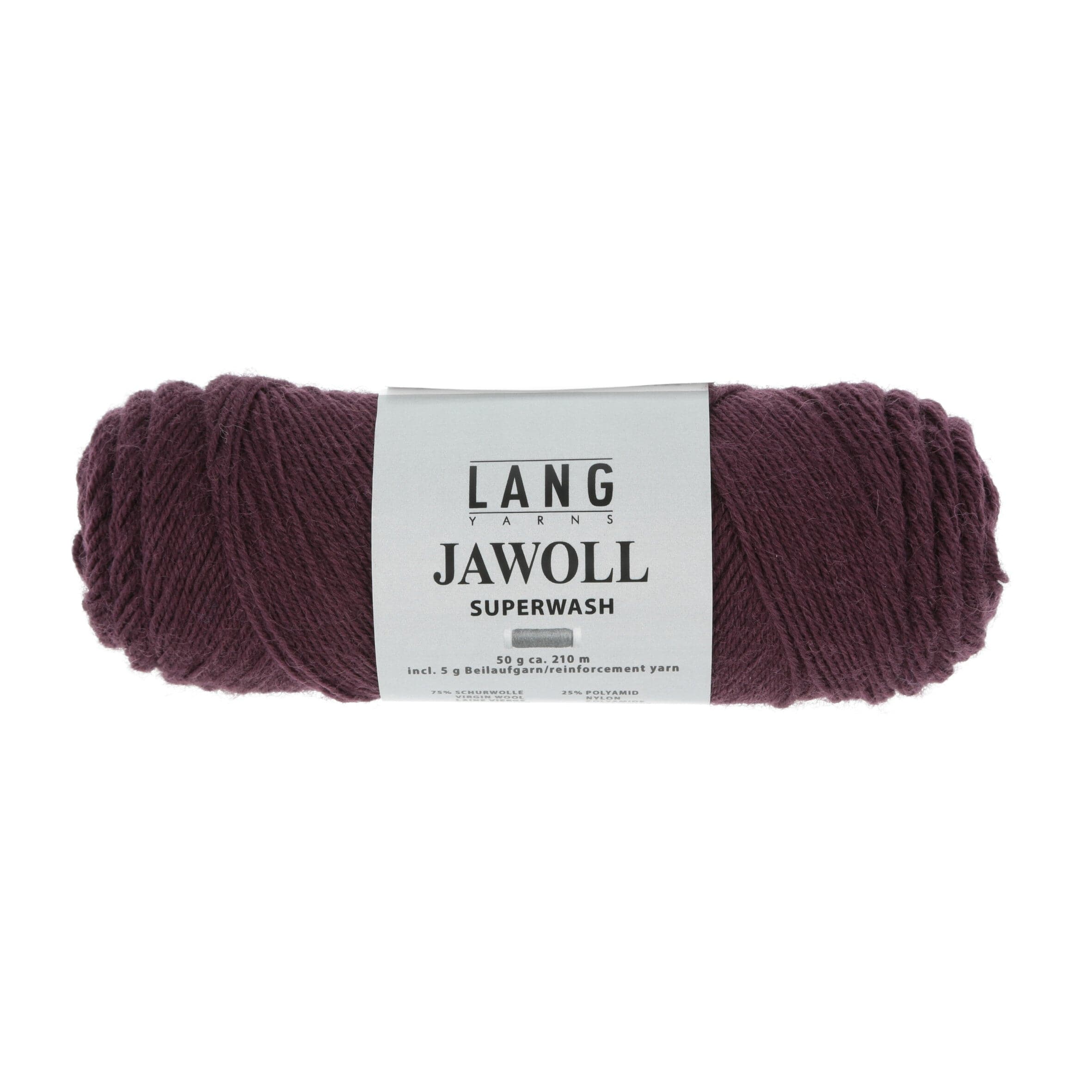 LANG YARNS Garn 0390 - aubergine Dunkel JAWOLL