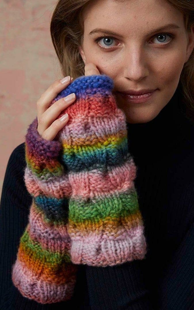 Armstulpen - CLOUD - Strickset von LANG YARNS jetzt online kaufen bei OONIQUE