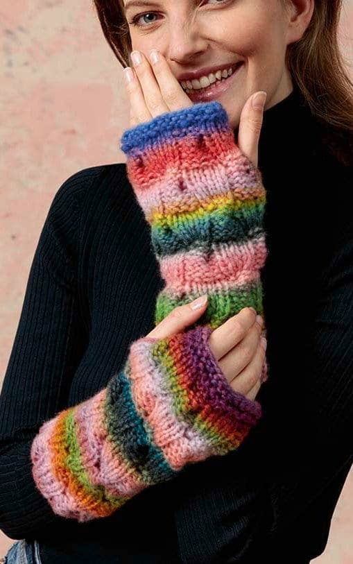 Armstulpen - CLOUD - Strickset von LANG YARNS jetzt online kaufen bei OONIQUE