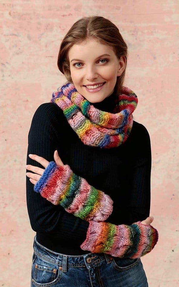 Armstulpen - CLOUD - Strickset von LANG YARNS jetzt online kaufen bei OONIQUE