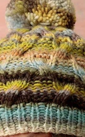Bommelmütze - CLOUD - Strickset von LANG YARNS jetzt online kaufen bei OONIQUE