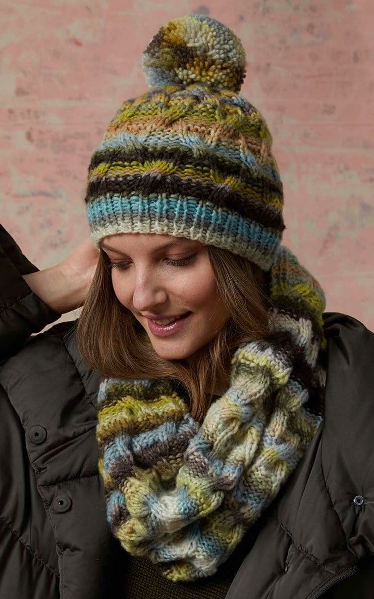 Bommelmütze - CLOUD - Strickset von LANG YARNS jetzt online kaufen bei OONIQUE
