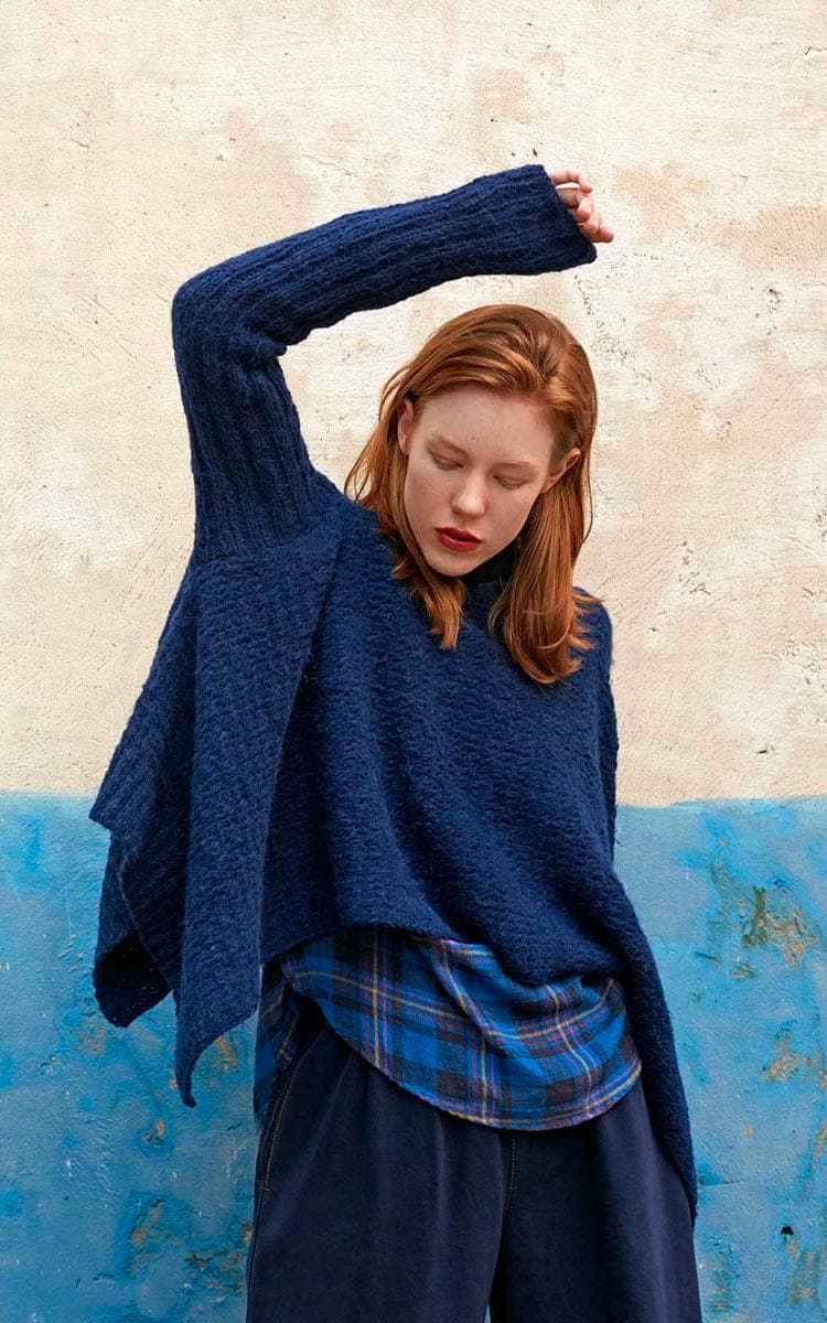 LANG YARNS Strickset Fledermauspullover - WATER - Strickset